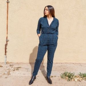 Nooworks Magic Suit jumpsuit in discontinued geometric pattern - XL